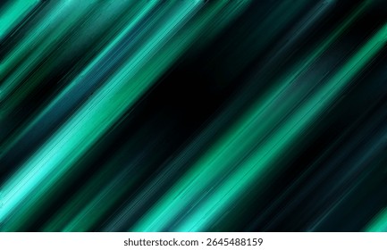 Surface with templates metal texture soft lines tech gradient abstract diagonal background silver black sleek with black background and green dark are light.