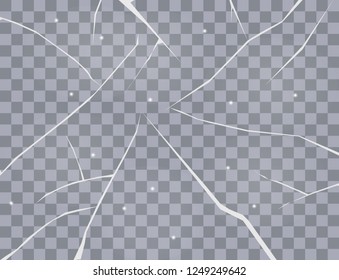 The surface texture is cracked on ice, isolated on a transparent background. Snow backdrop. Design for banner, flyer, cards, print.