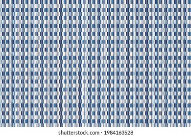 Surface with vertical striped texture. Stripe dark and light blue ribbed texture pattern.