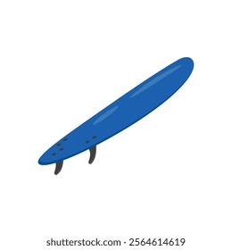 Surfboard Australian Symbol Vector Illustration