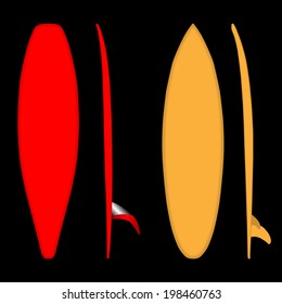 Surfboard black