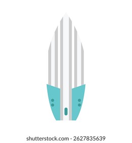 surfboard in a combination of blue and gray