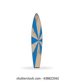 Surfboard design, vector illustration