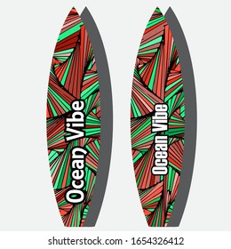 surfboard doodle icon, vector illustration