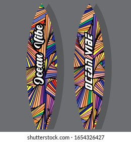 surfboard doodle icon, vector illustration