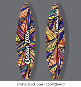 surfboard doodle icon, vector illustration