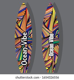 surfboard doodle icon, vector illustration
