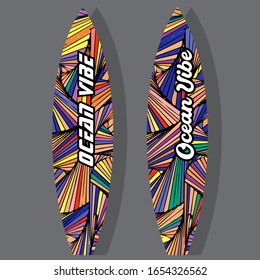 surfboard doodle icon, vector illustration