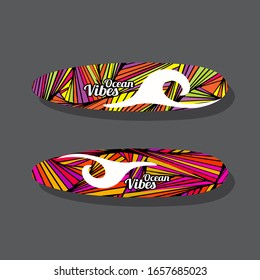 surfboard doodle icon, vector illustration