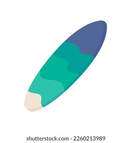 surfboard. Equipment for playing water activities that are popular in the summer.