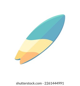 surfboard. Equipment for playing water activities that are popular in the summer.