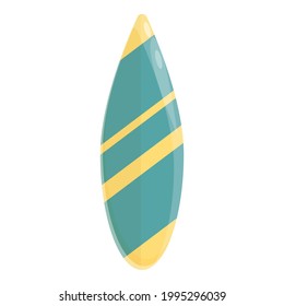Icono de Surfboard. Dibujo del icono del vector Surfboard para diseño web aislado en fondo blanco