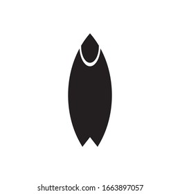 Surfboard icon design isolated on white background
