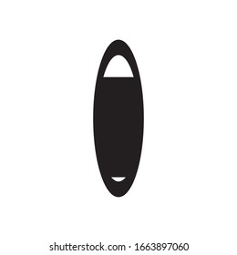 Surfboard icon design isolated on white background