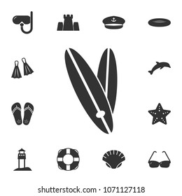 surfboard icon. Detailed set of Summer illustrations. Premium quality graphic design icon. One of the collection icons for websites, web design, mobile app on white background