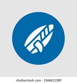  Surfboard icon. Editable  Surfboard icon for web or mobile.