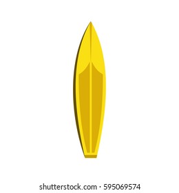 Surfboard icon isolated on white background vector illustration