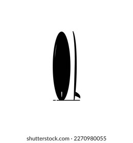 Surfboard icon isolated vector graphics