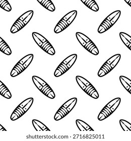 Patrón sin fisuras del icono de la tabla de surf, icono del Tablero del surf, ilustración del Arte vectorial del icono del deporte acuático