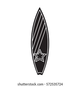 surfboard icon set