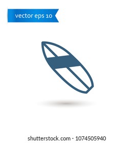 surfboard. surfboard icon. sign design. Vector EPS 10.