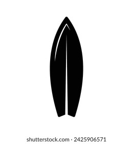 Surfboard icon. sign for mobile concept and web design. vector illustration