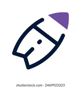 surfboard icon. vector dual tone icon for your website, mobile, presentation, and logo design.