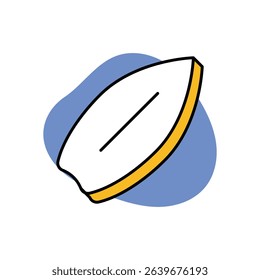 Surfboard Icon vector stock illustration