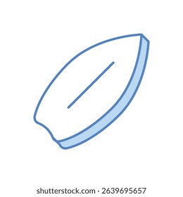 Surfboard Icon vector stock illustration