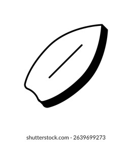 Surfboard Icon vector stock illustration