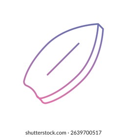 Surfboard Icon vector stock illustration