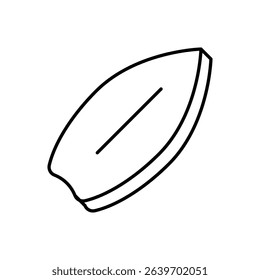 Surfboard Icon vector stock illustration