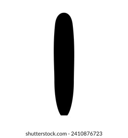 Surfboard icon vector. surfing illustration sign. surf riding symbol or logo.
