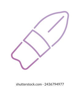 Surfbrett-Symbol mit weißem Hintergrund Vektor Stock Illustration
