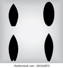 Surfboard Icons