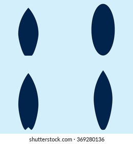 Surfboard Icons