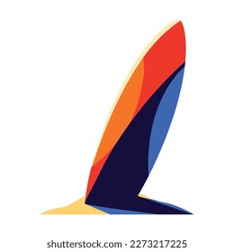 surfboard isolated icon design style