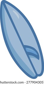 Surfboard Isolated on a Transparent Background