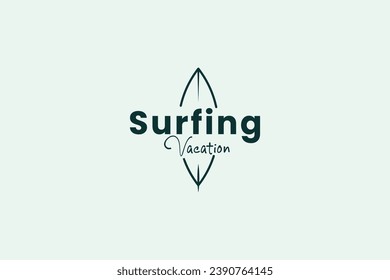 surfboard logo vector icon illustration