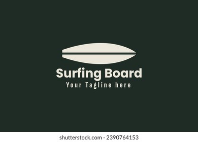 surfboard logo vector icon illustration