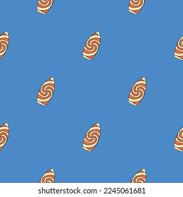 surfboard seamless pattern with color and background. it can use for summer theme or gift's paper 