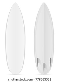 surfboard stock vector illustration isolated on white background