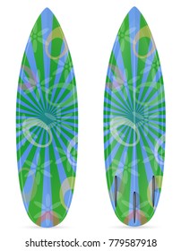 surfboard stock vector illustration isolated on white background