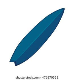 surfboard summer design isolated