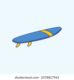 Surfboard Summer Illustration for design needs, Landing Pages, Animation, Apps, Presentations, Content Creator and other Promotions
