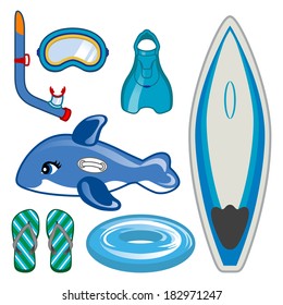 Surfboard and summer ocean sports Item