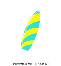 Surfboard. Surfing. Colorful illustration. Vector illustration. EPS 10.