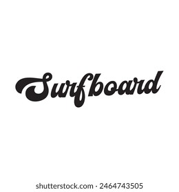texto de tabla de surf sobre fondo blanco.