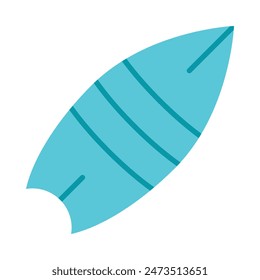 Surfboard Vector Flat Icon design