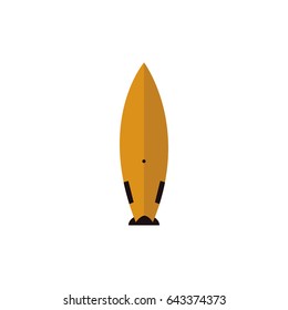 Surfboard Vector Flat Material Design Object Stock Vector (Royalty Free ...